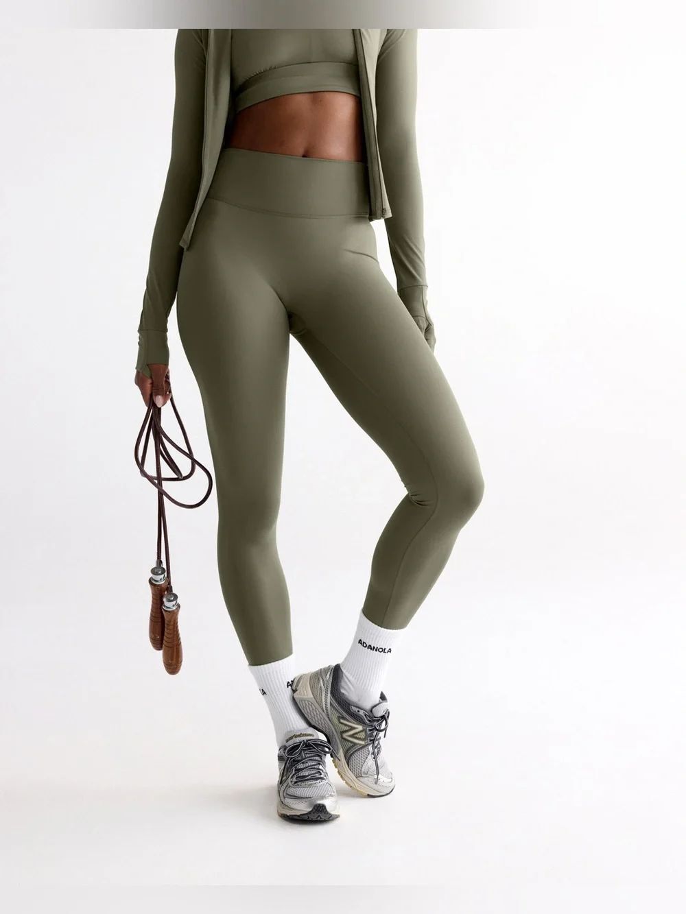 Adanola Ultimate Leggings - Olive Green